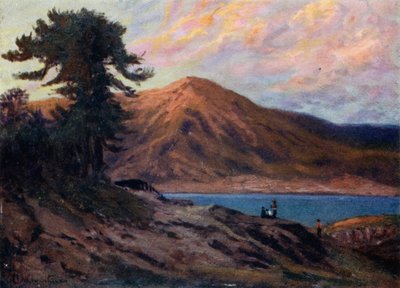 Pinos en el Lago Alumine de Ernest William Christmas